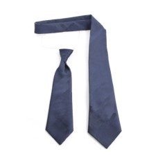  School Tie (Elasticated) Plain Navy